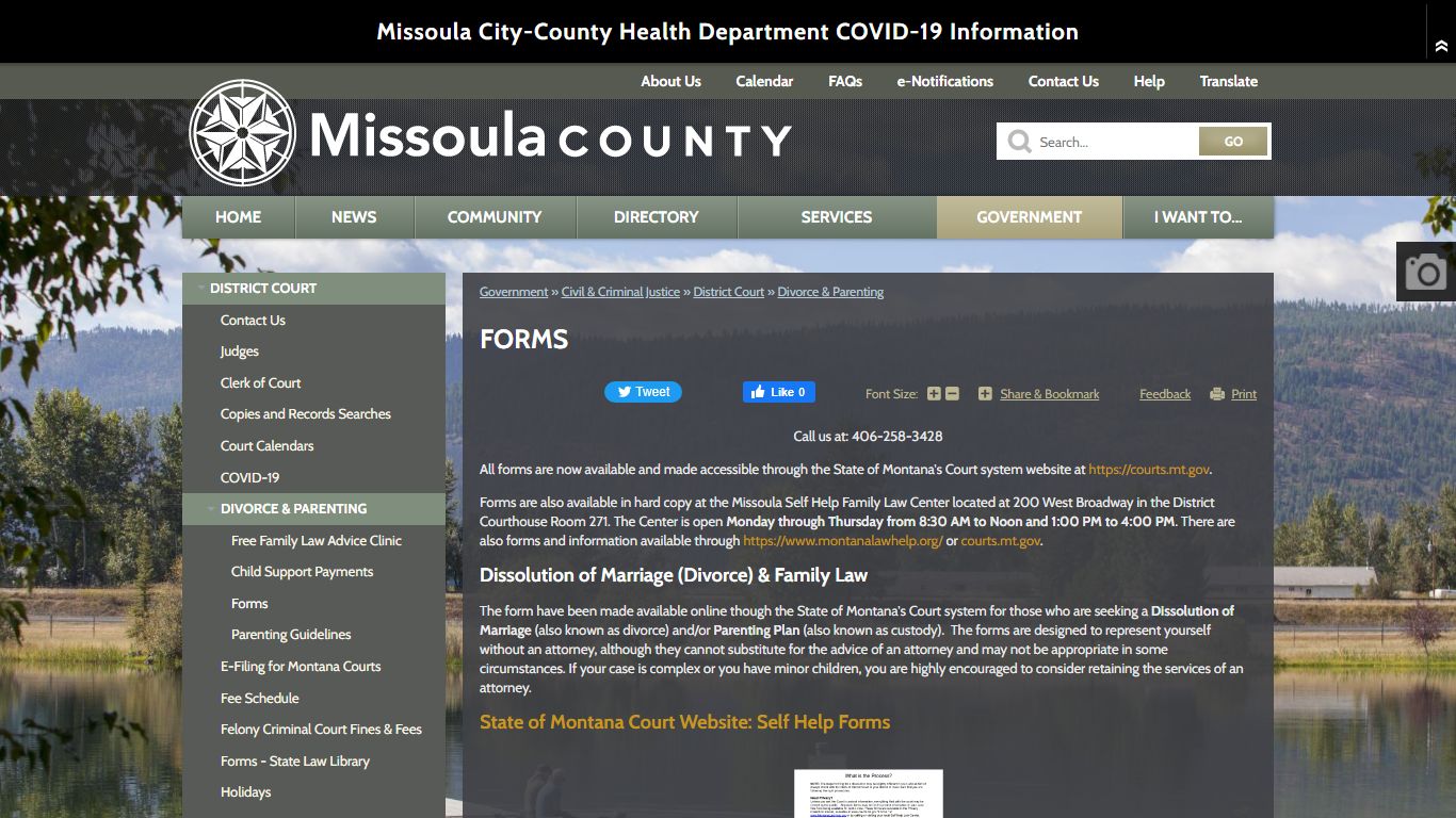 Forms | Missoula County, MT